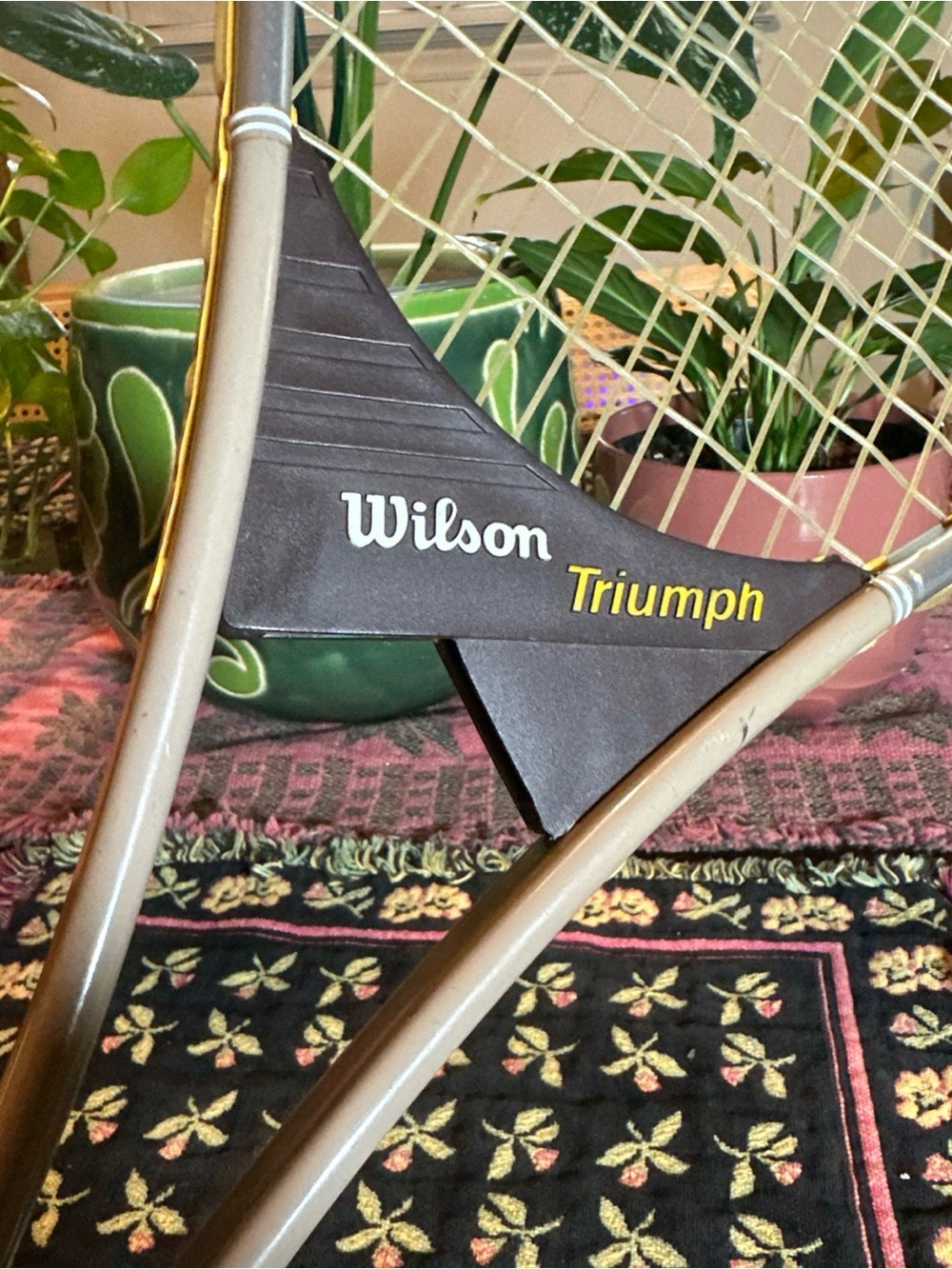 Wilson Triumph TENNIS RACQUET Aluminum 4 5/8 Vintage Retro Collectible
